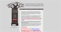 Desktop Screenshot of africanschoolofphysics.web.cern.ch