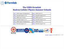 Tablet Screenshot of hcpss.web.cern.ch