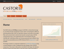 Tablet Screenshot of castor.web.cern.ch