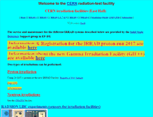 Tablet Screenshot of irradiation.web.cern.ch