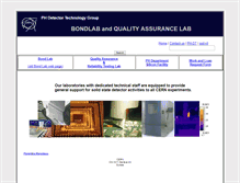 Tablet Screenshot of bondlab-qa.web.cern.ch