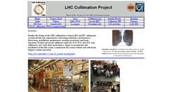 Desktop Screenshot of lhc-collimation-project.web.cern.ch