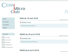 Tablet Screenshot of cmc.web.cern.ch