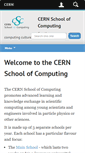Mobile Screenshot of csc.web.cern.ch