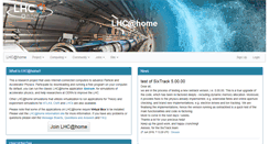 Desktop Screenshot of lhcathome.cern.ch