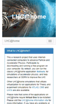 Mobile Screenshot of lhcathome.cern.ch
