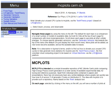 Tablet Screenshot of mcplots-dev.cern.ch