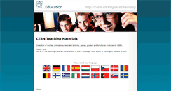 Desktop Screenshot of project-physicsteaching.web.cern.ch