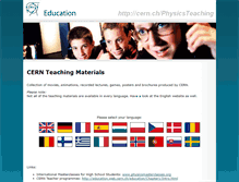 Tablet Screenshot of project-physicsteaching.web.cern.ch