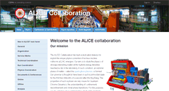 Desktop Screenshot of aliceinfo.cern.ch