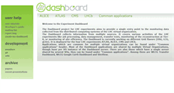 Desktop Screenshot of dashboard.cern.ch