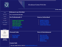 Tablet Screenshot of kkloukin.home.cern.ch
