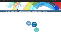 Desktop Screenshot of international-relations.web.cern.ch