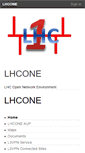 Mobile Screenshot of lhcone.web.cern.ch