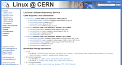 Desktop Screenshot of linuxsoft.cern.ch