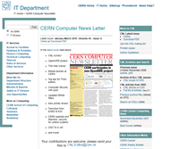 Tablet Screenshot of cnl.web.cern.ch