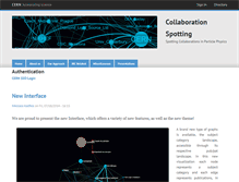 Tablet Screenshot of collspotting.web.cern.ch