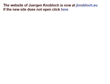 Tablet Screenshot of knobloch.home.cern.ch